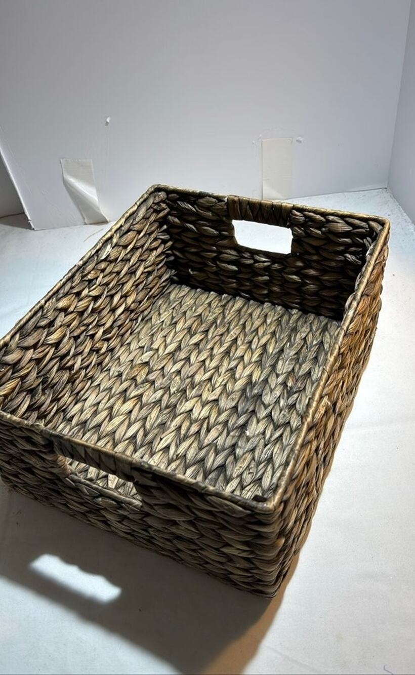 Handwoven Wicker Storage Basket